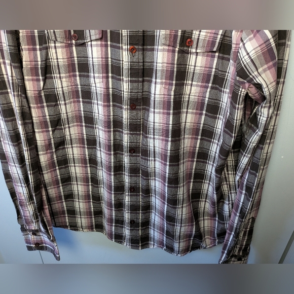 OK JEANS ! Y2K Men Casual Button Down Shirt Long Sleeve Western Size XL 100% Cot - Picture 3 of 9